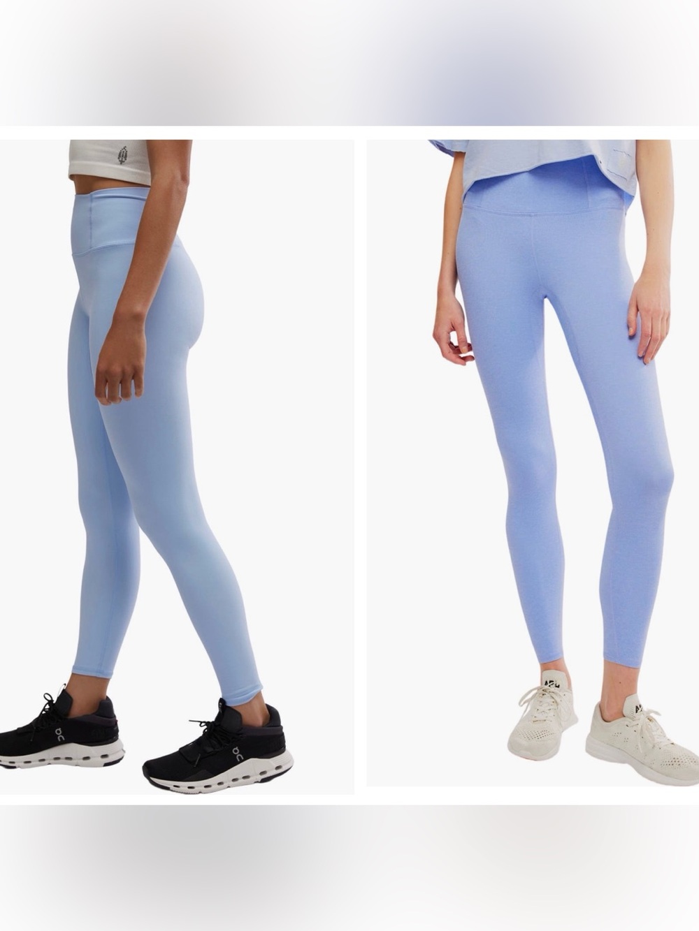 Free People Leggings Light Blue size Medium.  NWT